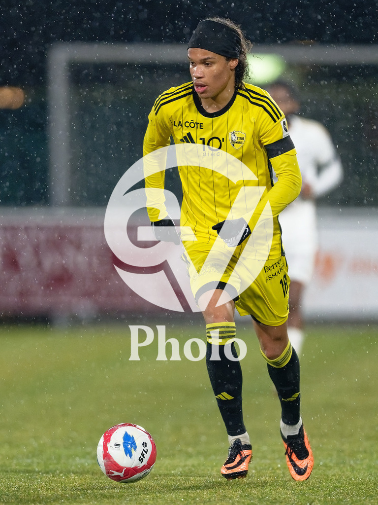 dieci Challenge League - FC Stade Nyonnais v Etoile Carouge FC |  during the dieci Challenge League match between FC Stade Nyonnais and Etoile Carouge FC at Centre sportif de Colovray in Nyon, Switzerland