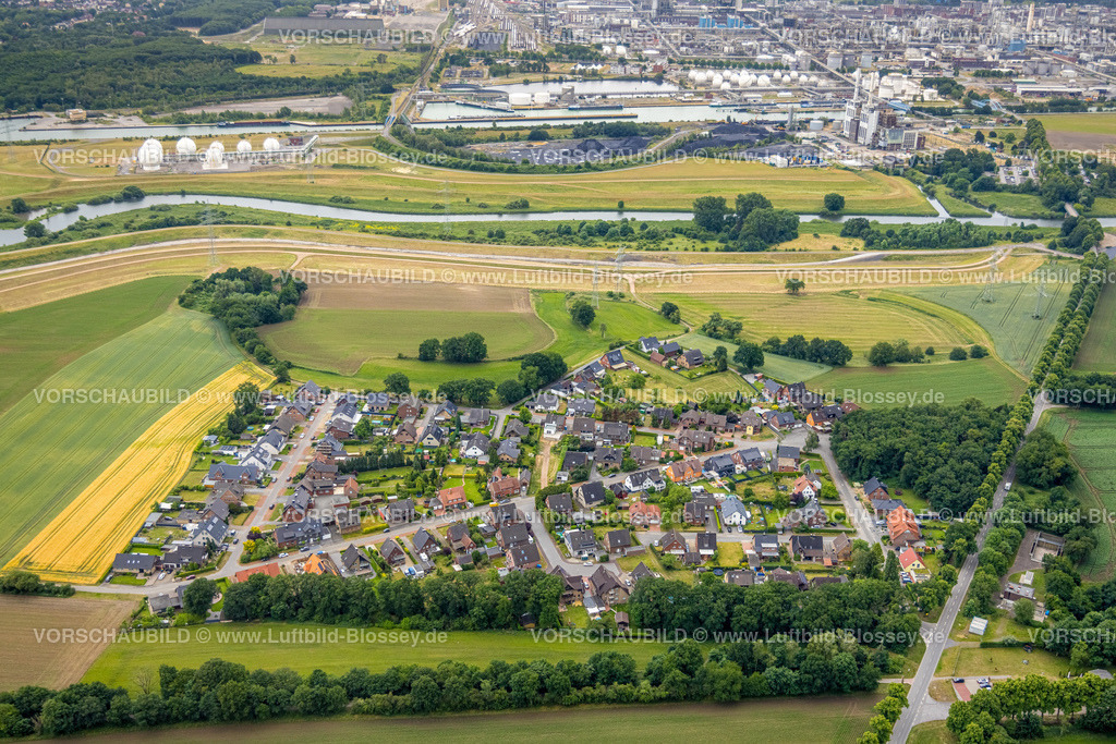 Haltern220604556 | Luftbild, Ortsteil Mersch am Fluss Lippe, Lippramsdorf, Haltern am See, Ruhrgebiet, Nordrhein-Westfalen, Deutschland