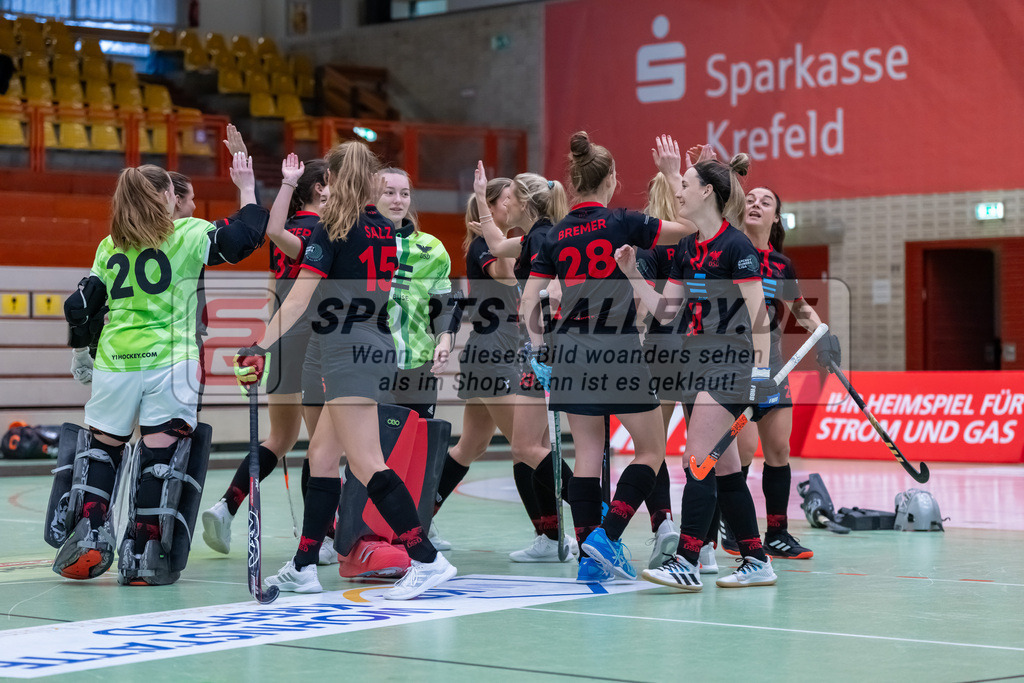 HK_20241214_100057 | 2. Bundesliga Halle Damen Crefelder HTC - DSD Düsseldorf am 14.12.2024 Halle Glockenpitz, Krefeld ,