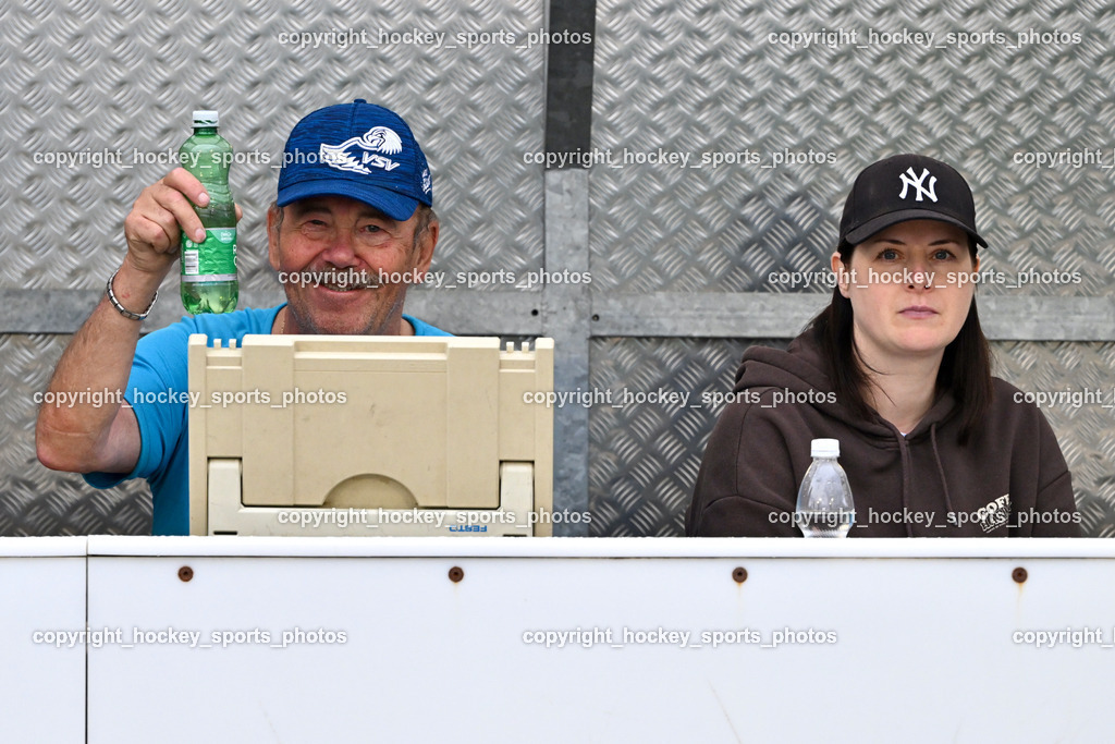 VAS Ballhockey Villach vs. ASKÖ Villach Ballhockey | Zeitnehmung Hauer Walter, Punkterichter Smekal Kerstin, VAS Ballhockey Villach vs. ASKÖ Villach Ballhockey, VAS Ballhockey Villach vs. ASKÖ Villach Ballhockey am 28.05.2025 in Villach (Alpen Arena ), Austria, (Photo by Bernd Stefan)