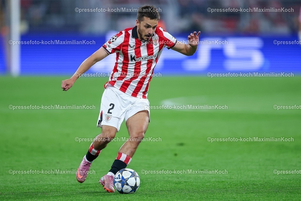 UCL01102501071 | 01.10.2025, Fußball, UEFA Champions League, Borussia Dortmund - Athletic Club Bilbao, BVB Stadion, 2. Spieltag, Saison 2025 2026: Andoni Gorosabel (Bilbao #02)  Regulations prohibit any use of photographs as image sequences and or quasi-video.