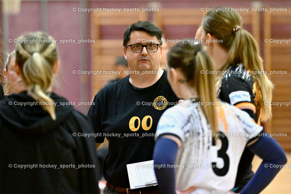 ASKÖ Volley Eagles Villach vs. VC Hausmannstätten | Headcoach ASKÖ Volley Eagles Villach Habjan Danijel, ASKÖ Volley Eagles Villach vs. VC Hausmannstätten, ASKÖ Volley Eagles Villach vs. VC Hausmannstätten am 01.02.2025 in Villach (Ballspielhalle Lind), Austria, (Photo by Bernd Stefan)
