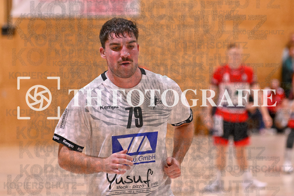 GER, SG Maulburg/Steinen - HSG Dreiland, Handball, Landesliga Suedbaden, 4. Spieltag, Saison 2024/2025, 12.10.2024 | Felix Himmel (HSG Dreiland, #79)GER, SG Maulburg/Steinen - HSG Dreiland, Handball, Landesliga Suedbaden, 4. Spieltag, Saison 2024/2025, 12.10.2024Foto: TH Fotografie/Thomas Hess