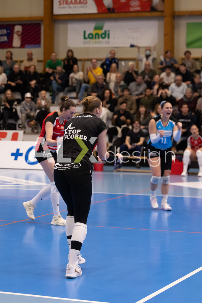 Volleyball I Frauen I Saison 2025-2026 I Volleyball NLA | Women I Round 16 I VC Kanti Schaffhausen - Viteos NUC I 31.01.2026 | 9 Jordan Lockwood (USA) (VC Kanti Schaffhausen) – Diagonal  //  14 Josipa Marković (HR) (VC Kanti Schaffhausen) – Aussen  //  12 Isabella Loffreda (CH) (VC Kanti Schaffhausen) – Libera - Realisiert mit Pictrs.com