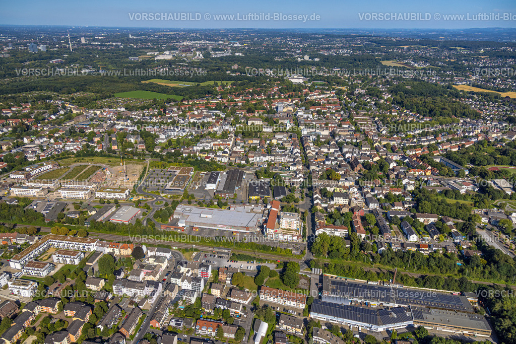 Dortmund240803919 | Luftbild, Baustelle und Neubau Hombrucher Bogen, Ortsansicht Wohngebiet Hombruch, Dortmund, Ruhrgebiet, Nordrhein-Westfalen, Deutschland