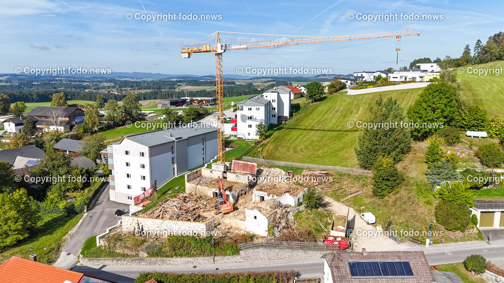 Gruenbach bei Freistadt_ Erbhof_ 05.10.2023-8 | 05.10.2023, Gruenbach bei Freistadt, AUT, Erbhof, im Bild Baustelle Erbhof, Abriss

Drohne