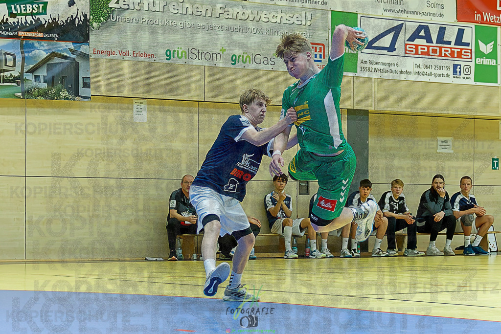 mJB Pokalrunde dt. Meisterschaft, TV Hüttenberg - TSV GWD Minden | mJB Pokalrunde dt. Meisterschaft, TV Hüttenberg - TSV GWD Minden am 15.03.2025 in Münchholzhausen (Sporthalle Münchholzhausen)Photo © 2025 - Jörg Heinrich - Realisiert mit Pictrs.com