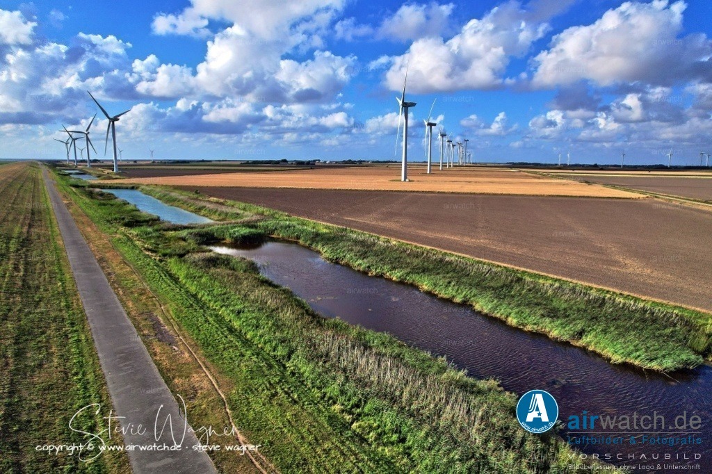 Windpark - Emmelsbüll-Horsbüll | Luftbild, Windenergieanlagen, Bürgerwindpark Emmelsbüll-Horsbüll, Windkraft, Windpark, Nordfriesland, 
