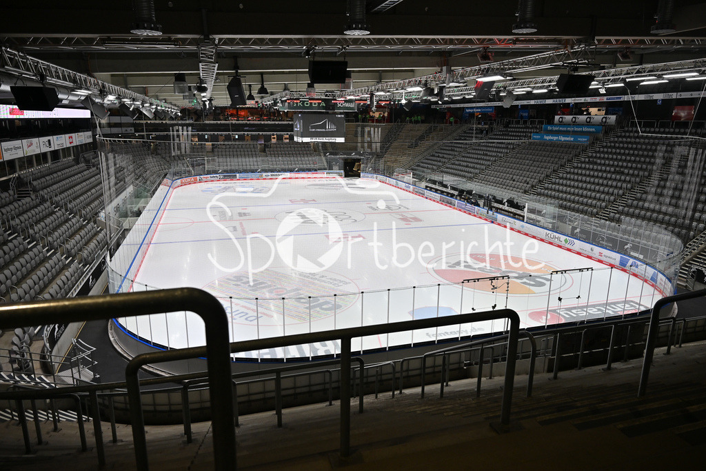 Augsburger Panther - Schwenninger Wild Wings | Das Curt Frenzel Stadion vor der Partie gegen Schwenningen / Symbolbild / Arena / Eisstadion / Eishalle / DEL: Augsburger Panther - Schwenninger Wild Wings, Curt Frenzel Stadion am 24.01.2025