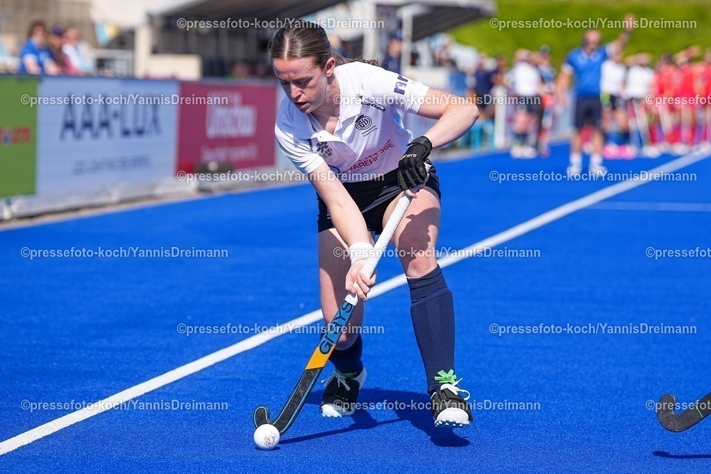 xydrx10082501002 | 10.08.2025, xydrx, Frauen EuroHockey Championship 2025, Gruppenphase, Gruppe B, England - Schottland, Sparkassenpark Mönchengladbach: Millie Steiger (SCO #18)