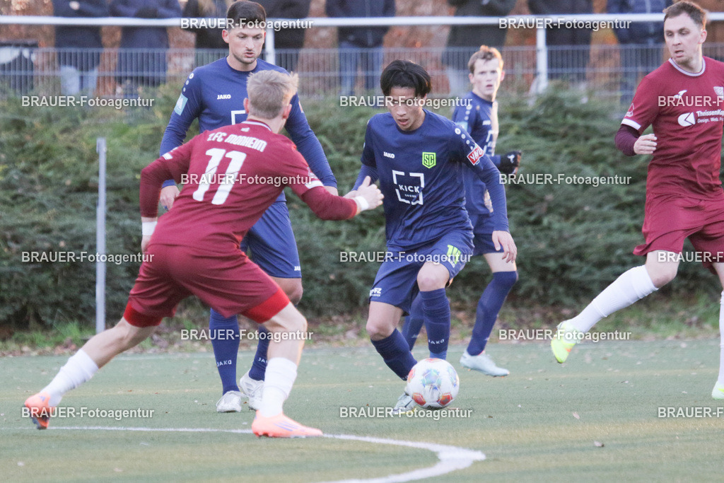 30.11.2025 SC St. Tönis - 1. FC Monheim | Tönisvorst, Deutschland, 30.11.25:  Kohei Nakano (SC St. Tönis) in Aktion während des Oberliga Niederrhein Spiels zwischen SC St. Tönis - 1. FC Monheim am 30. November 2025 in Tönisvorst, Deutschland. (Foto Ralph Görtz / Brauer-Fotoagentur)