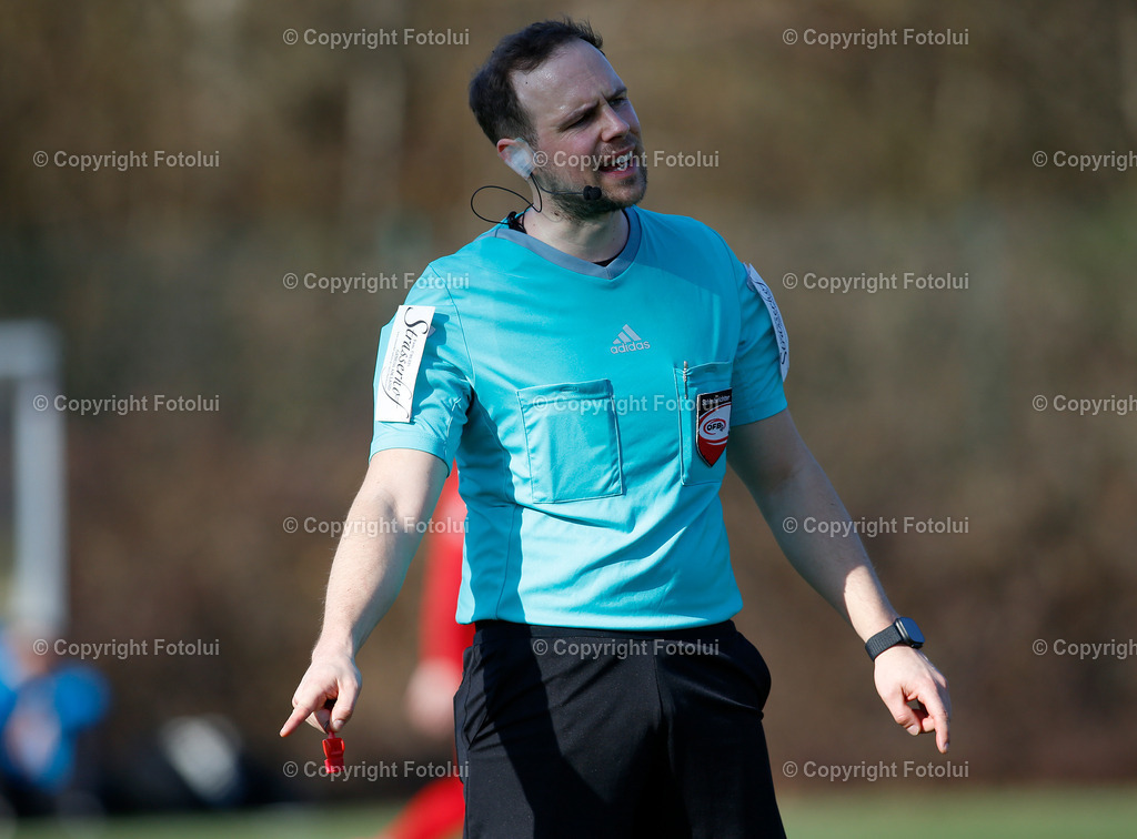 A_LUI_07032026_15 | SPORT,FUSSBALL, LT1 OOE LIGA ASKOE OEDT-UNION PERG 07.03.2026 IM BILD: SCHIEDSRICHTER ROBERT AIGLSPERGER BILD: FOTOLUI 