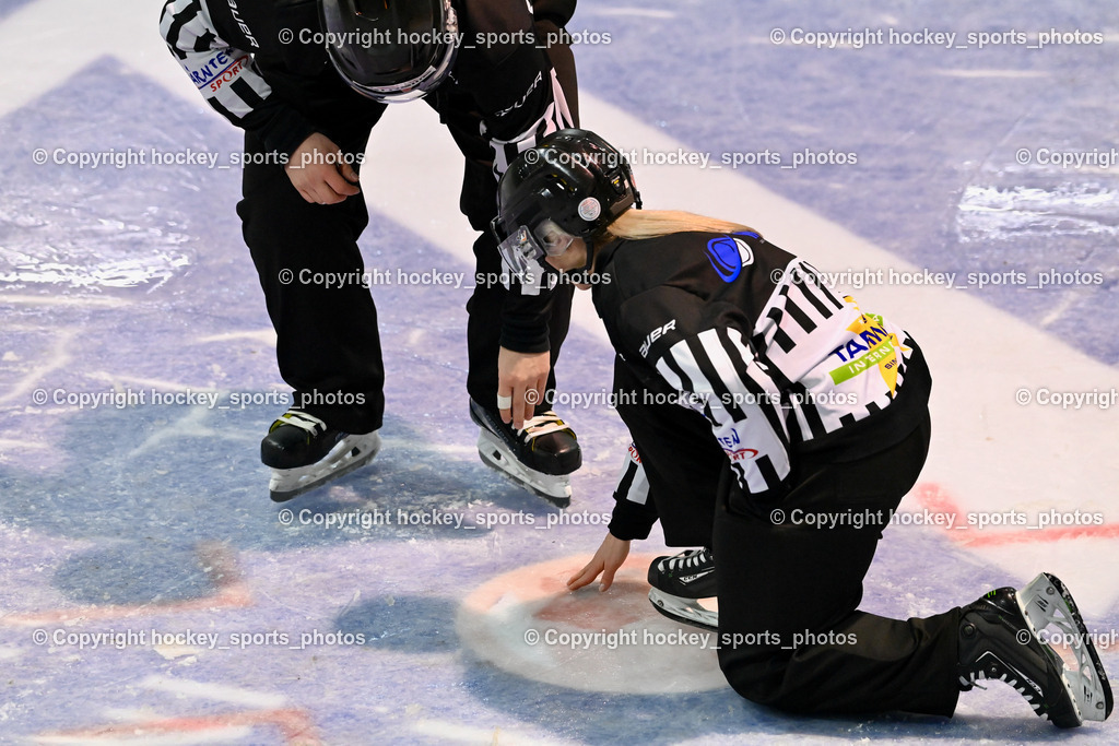  ESC Steindorf vs. EHC Althofen 2.3.2023 | Klemm Anja Referee, Eis Reperatur