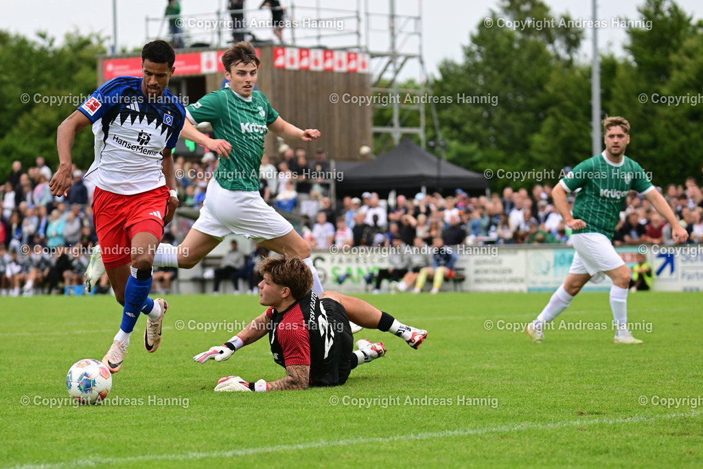 Fußball I Herren I Testspiel  I TSV Elstorf - Hamburger SV I 5.7.2025 | a-hannig - Realisiert mit Pictrs.com