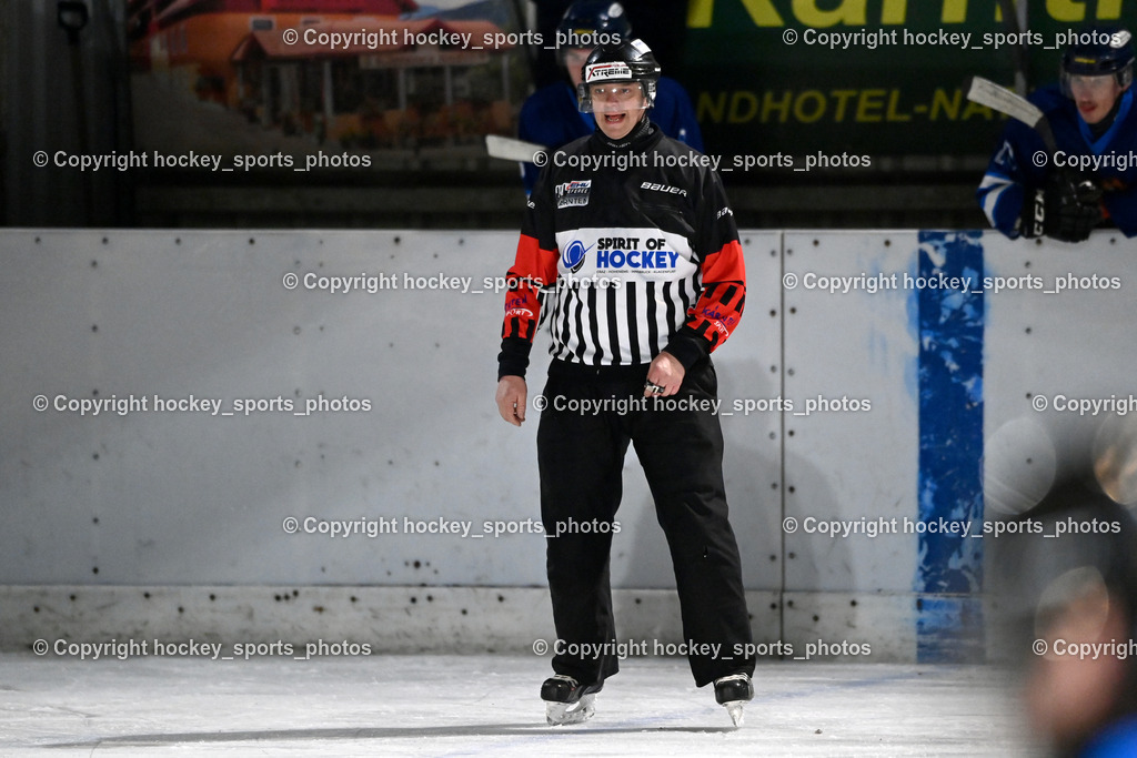 EC Tigers Paternion vs. EC Feld am See Ledenitzen | ALTERSBERGER Roland Referee, EC Tigers Paternion vs. EC Feld am See Ledenitzen, EC Tigers Paternion vs. EC Feld am See Ledenitzen am 19.01.2025 in Villach (Eisplatz Paternion), Austria, (Photo by Bernd Stefan)