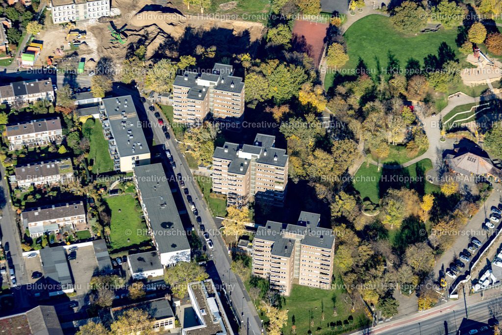 Düsseldorf-Heerdt-Aldekerstr.- | Luftbildfotografie Hermann Klöpper - Realisiert mit Pictrs.com