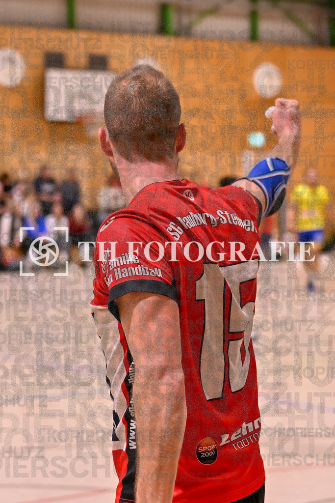 GER, SG Maulburg/Steinen - SG Allensbach/Dettingen, Handball, Landesliga Suedbaden, 2. Spieltag, Saison 2024/2025, 28.09.2024 | Daniel Winkelbeiner (SG Maulburg/Steinen, #15)GER, SG Maulburg/Steinen - SG Allensbach/Dettingen, Handball, Landesliga Suedbaden, 2. Spieltag, Saison 2024/2025, 28.09.2024Foto: TH Fotografie/Thomas Hess