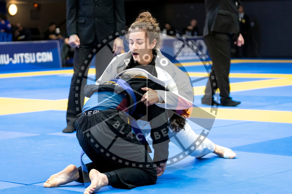 20240121PBB5018 | Fighters compete during the second day of the IBJJF European Championship in Paris, France, on January 21, 2024.