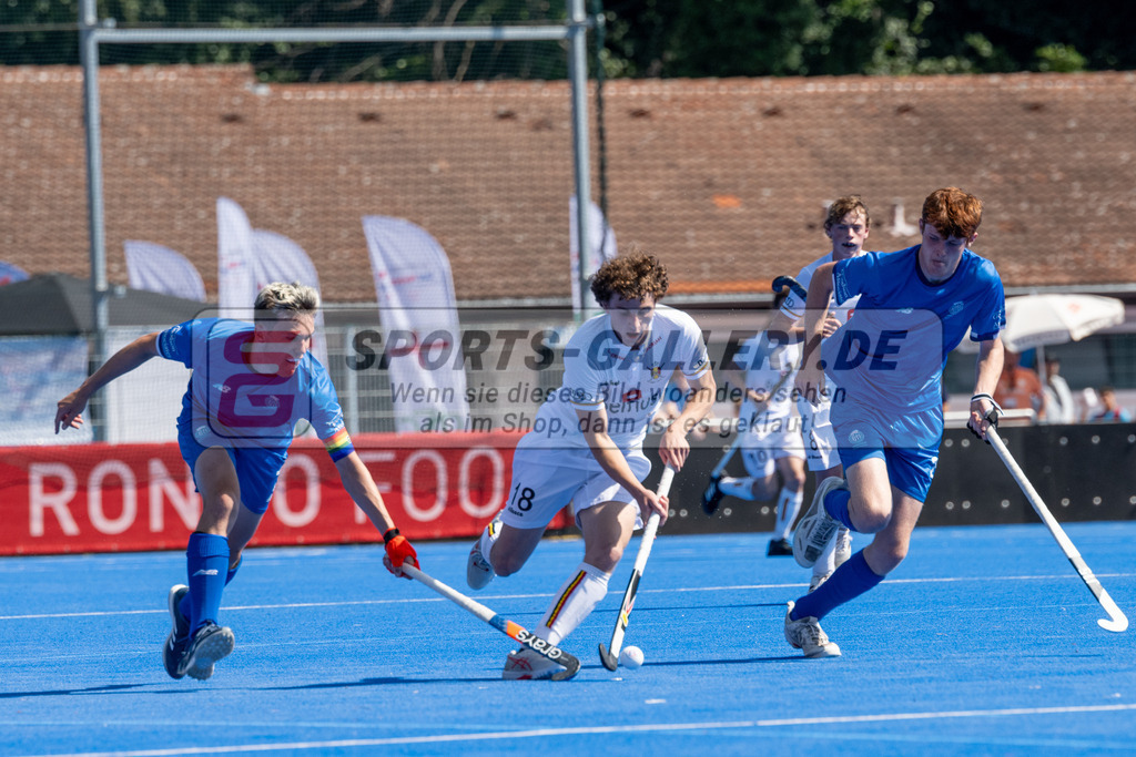SFE_20230708_0076 | EuroHockey EM U18 Boys Belgium vs Scotland am 08.07.2023 in Krefeld (Gerd-Wellen-Hockeyanlage), Photo: Stephan Fehrmann 2023 (Sports-Gallery)