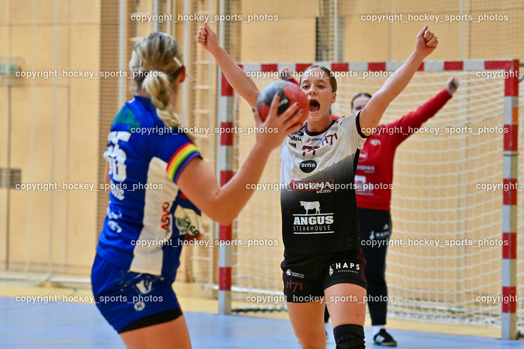 SC Ferlach Damen vs. H71 15.10.2022 | #55 Pavkovic Andrea, #77 Mittún Jana