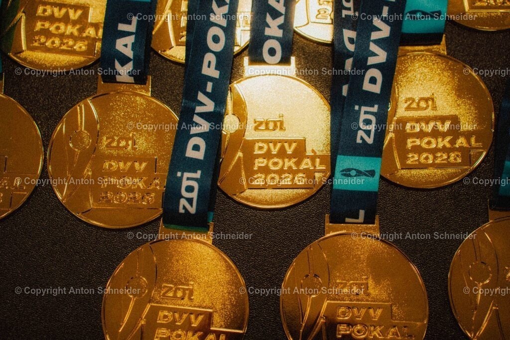 Vollyballpokalfinale 25/26 Mannheim | Zoi DVV Pokalfinale am 28.02.2026 in Mannheim I VfB Suhl LOTTO Thüringen - Allianz MTV Stuttgart I VfB Friedrichshafen - SVG Lüneburg - Realisiert mit Pictrs.com