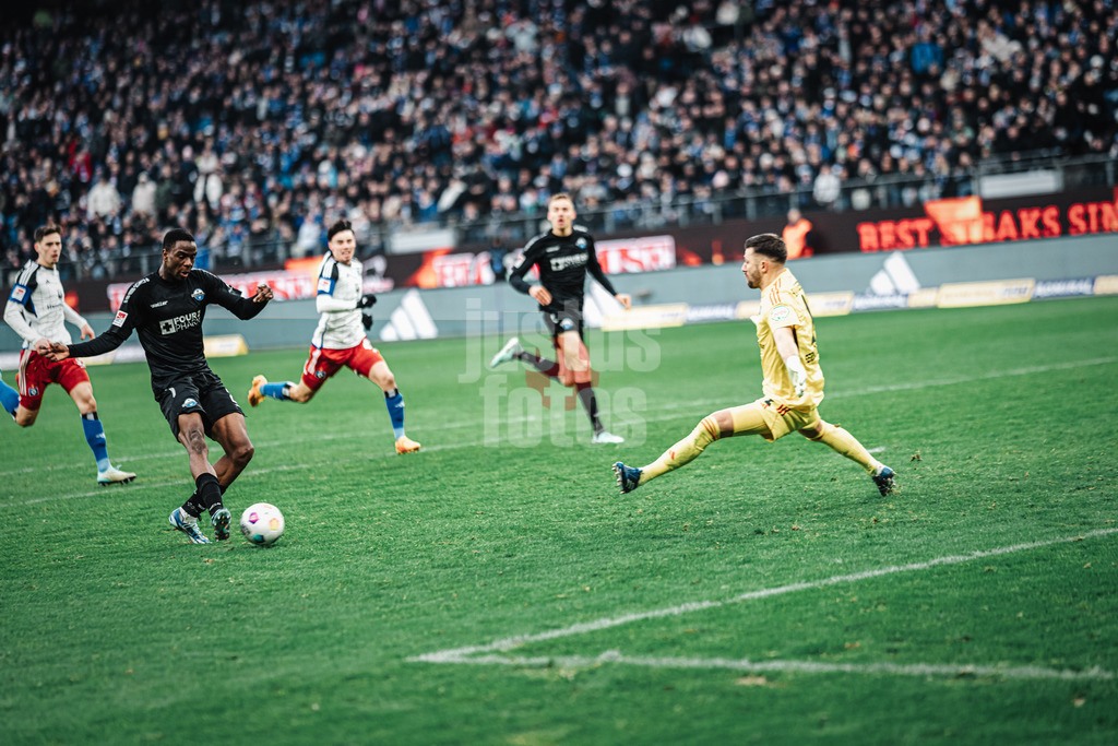 Fußball | Männer | Saison 2023/2024 | 2. Fußball-Bundesliga | 16. Spieltag | Hamburger SV vs. SC Paderborn 07 | 09.12.2023 | sportfotografie mit justus stegemann