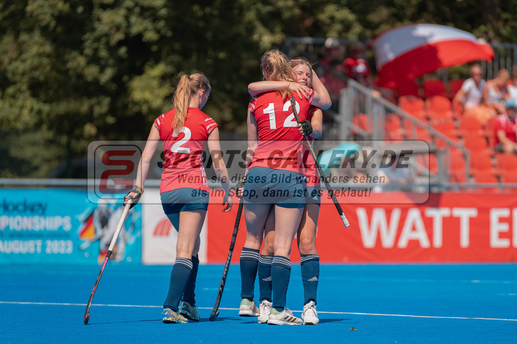 HK_20230711_100975 | Euro Hockey WU18 Austria - England Championship Girls &amp; Boys am 11.7.2023 CHTC , Krefeld ,