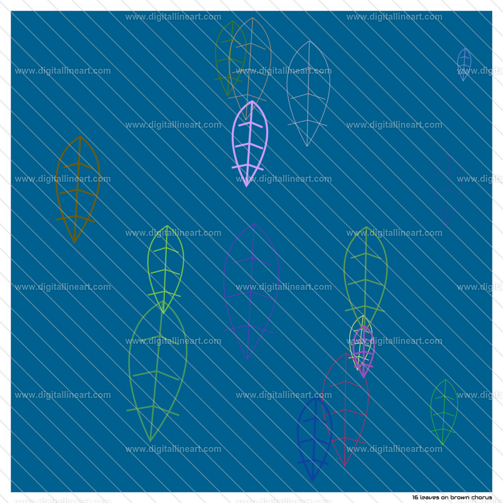 16-leaves-brown-chorus | digitallineart - Realisiert mit Pictrs.com