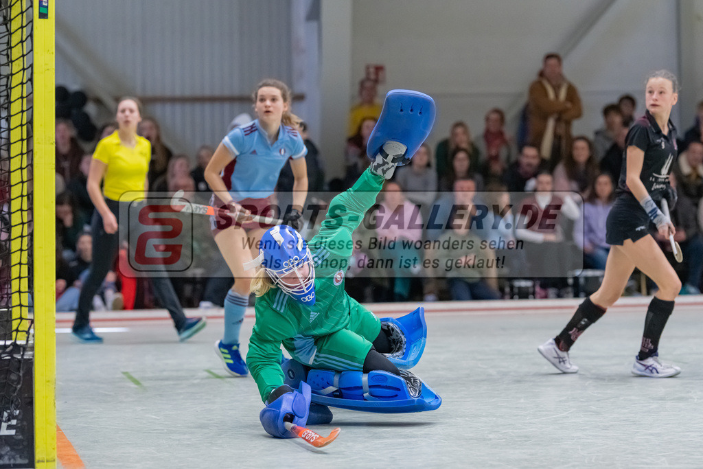 HK_20230225_104578 | Deutsche Meisterschaft WU16 HC Ludwigsburg - UHC Hamburg am 25.2.2023 DSC 99, Düsseldorf ,