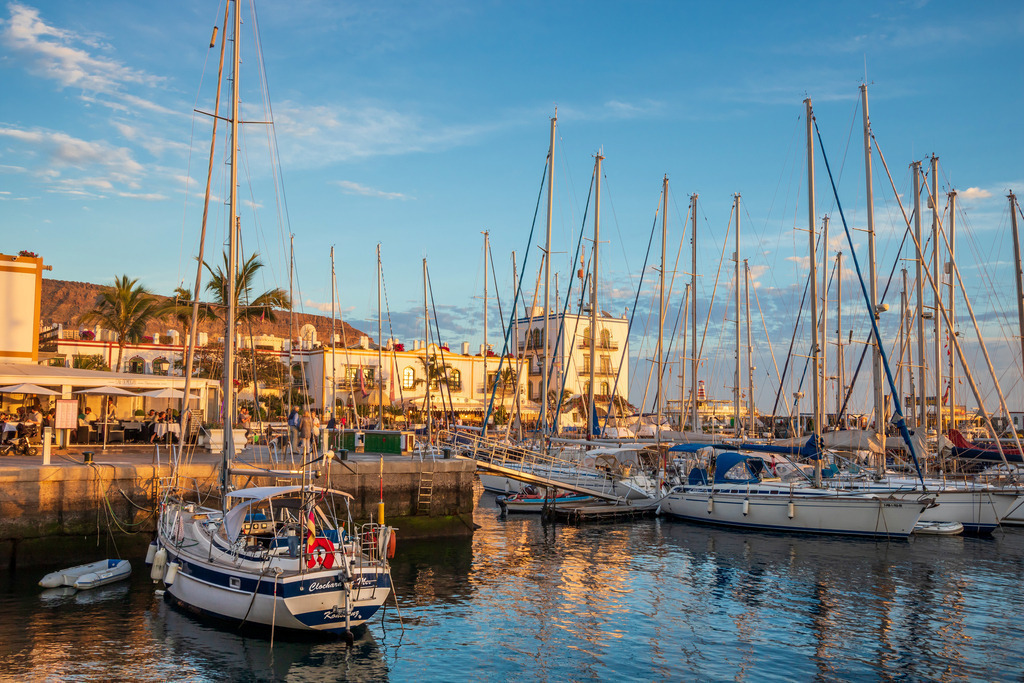 10240413 - Abend in Puerto de Mogán | Abendstimmung am Yachthafen von Puerto de Mogán