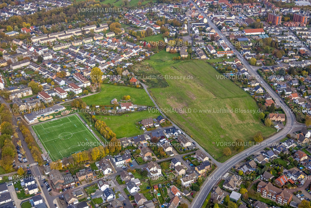 Bergkamen221013359 | Luftbild, SuS Oberaden Fußballplatz und grünes Feld Hermann-Stehr-Straße, Oberaden, Bergkamen, Ruhrgebiet, Nordrhein-Westfalen, Deutschland