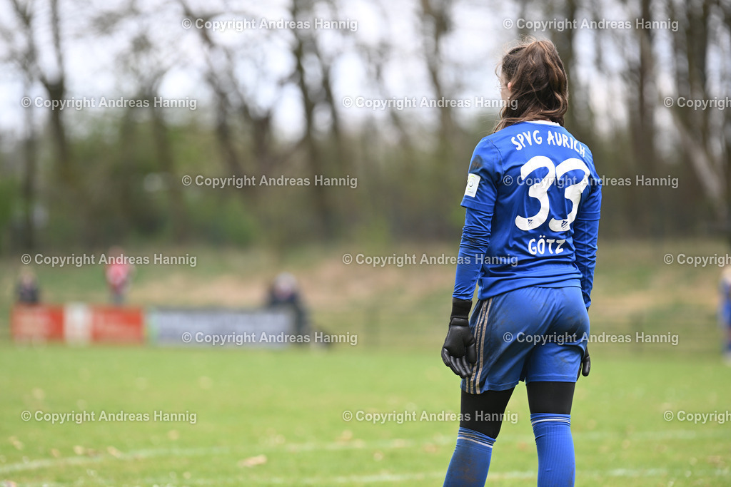 Fußball I Frauen I Saison 2024-25 I Oberliga I FC Jesteburg-Bendestorf - SpVg Aurich Frauen I 13.4.2025 | a-hannig - Realisiert mit Pictrs.com