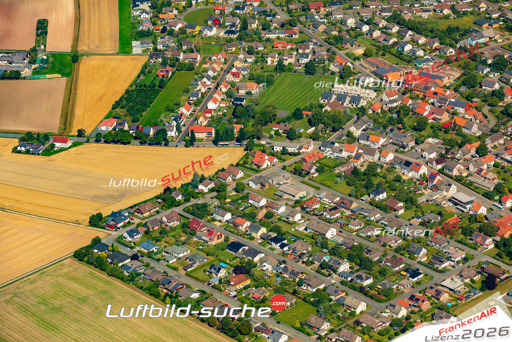 Martinhagen Baugebiet Schauenburg Bild- Das Luftbild wurde 2025 vom UL-Flugzeug heraus erstellt ( keine Drohne bzw. Drohnenaufnahme ) - Hochauflösende Luftaufnahme -Nicht vergleichbar mit Google Maps oder Satelittenbilder- Die Geschenkidee !Mit Lizenz und Bildrechte bestellbar - CC