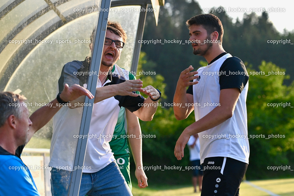 ASKÖ Köttmannsdorf vs. SV Feldkirchen 2.6.2023 | Headcoach SV Feldkirchen Michael Johann Lattacher, #ET Jakov Soldo