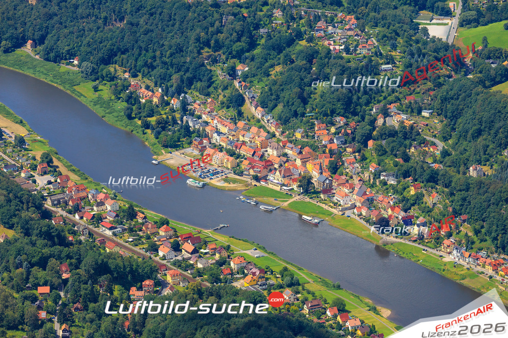 Die Luftaufnahme der Stadt Stadt-wehlen wurde vom UL-Flugzeug heraus erstellt ( keine Drohne )- hohe Auflösung für beste Qualität