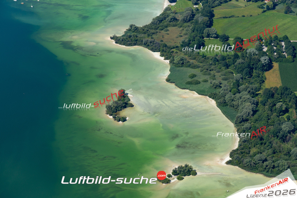 Die Luftaufnahme der Stadt Ammersee wurde 2017 vom Flugzeug heraus erstellt ( keine Drohne )- hohe Auflösung für beste Qualität
