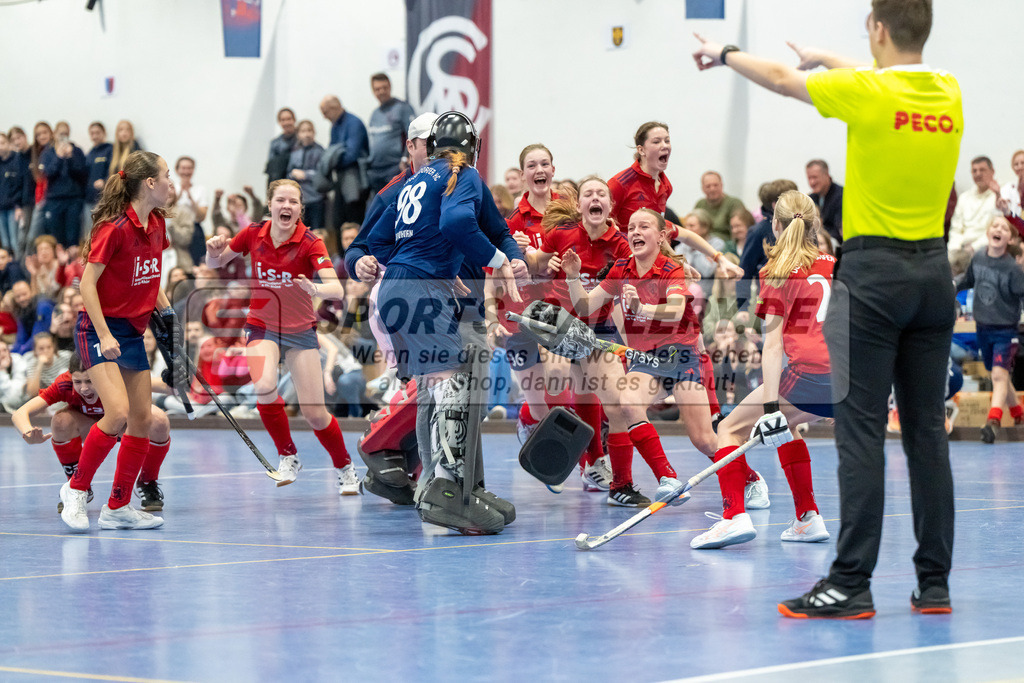 HK_20250223_103287 | Deutsche Meisterschaft wU14 Finale und Ehrungen am 23.2.2025 Düsseldorfer HC, Düsseldorf