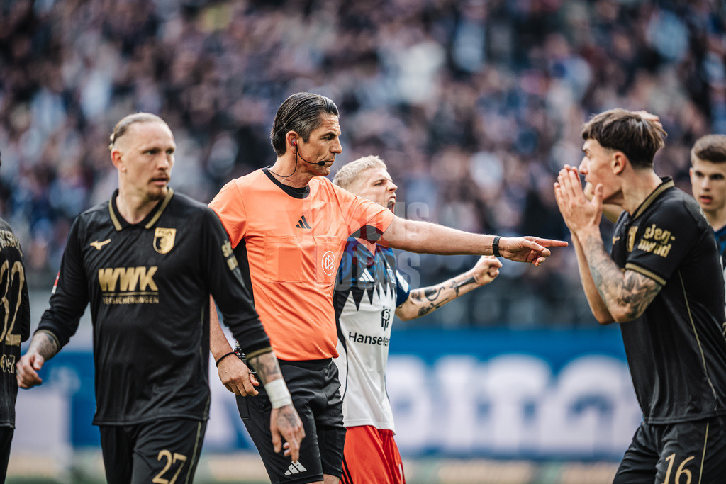 Fußball | Männer | Saison 2025/2026 | 1. Fußball-Bundesliga | 28. Spieltag | Hamburger SV vs. FC Augsburg | 04.04.2026 | Schiedsrichter Deniz Aytekin