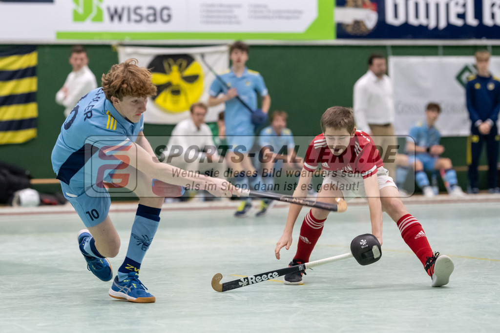SFE_20230305_0091 | Deutsche Meisterschaft Männliche U16 Halle 2023 am 05.03.2023 in Köln (KTHC Stadion Rot-Weiss Köln Tennis and Hockey Club), Photo: Stephan Fehrmann 2022 (Sports-Gallery)