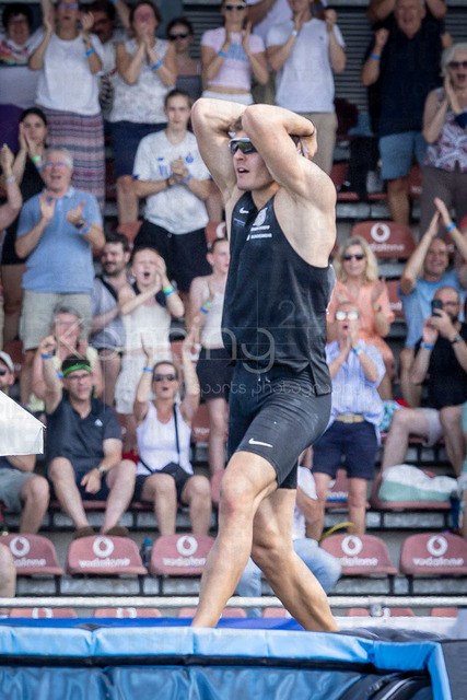 Multisport Event; Ratingen, 28.06.2026 | RATINGEN, GERMANY - JUNE 28, 2026 : Marcel Meyer (GER / Germany) competing in the pole vault during the Multisport Event at Stadion Ratingen on June 28, 2026 in Ratingen, Germany.
