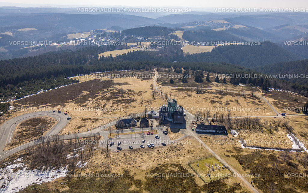 Winterberg220303581 | Luftbild, Kahler Asten Berghotel mit Fernsicht, Winterberg, Sauerland, Nordrhein-Westfalen, Deutschland