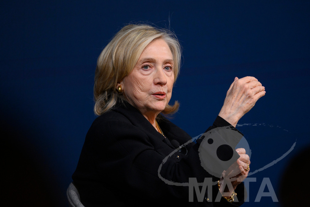 _DWI3140 | Die US-Politikerin Hillary Clinton auf der Veranstaltung Bridging Scholarship and Statecraft im Rahmen der Münchner Sicherheitskonferenz 2026. München, 13.02.2026 Bayern Deutschland  - Realisiert mit Pictrs.com