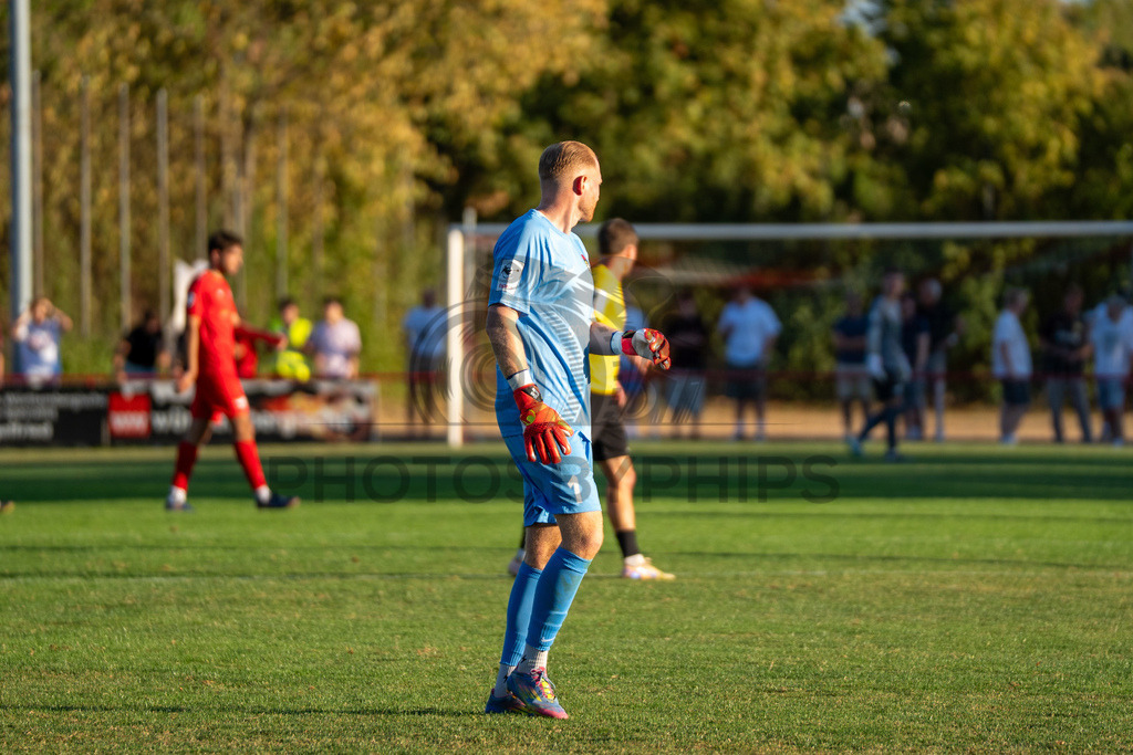 SSV Schwäbisch Hall vs. SG Sonnenhof Großaspach, Fussball, WFV-Pokal, 3. Runde, 11.08.2026 | Maximilian Reule (SG Sonnenhof Großaspach, #01),SSV Schwäbisch Hall vs. SG Sonnenhof Großaspach, Fussball, WFV-Pokal, 3. Runde, 11.08.2026