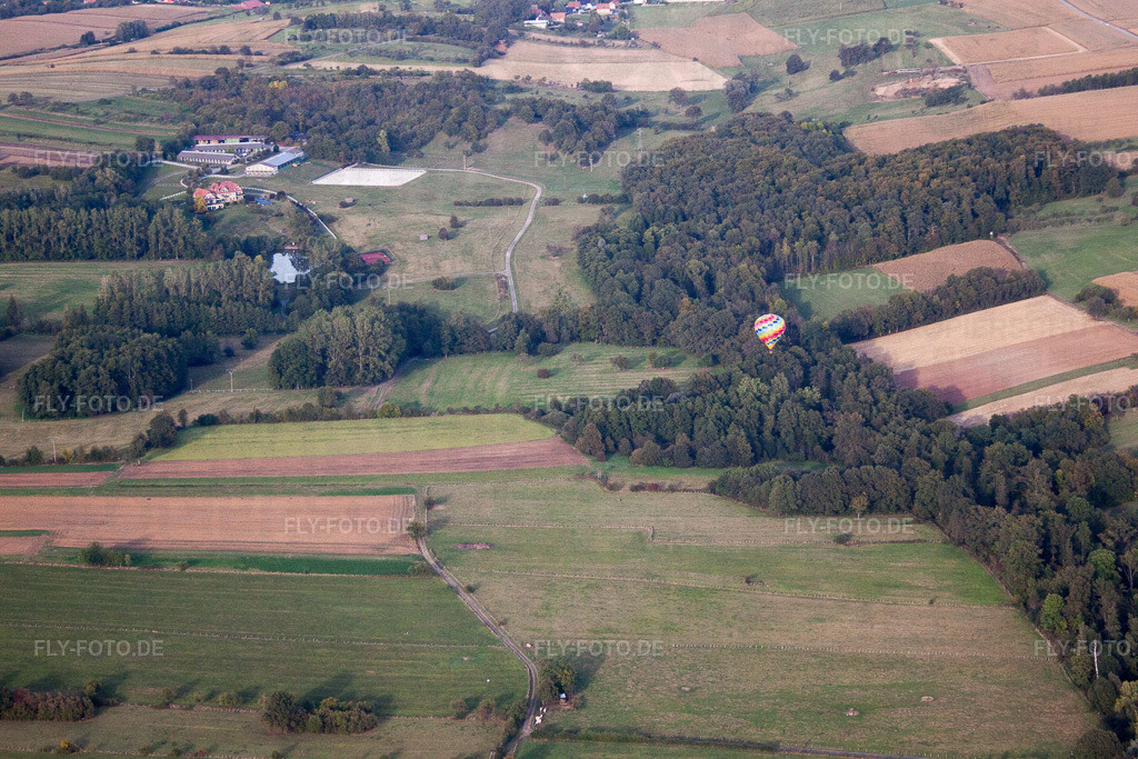 Ortsansicht | Luftbild: Ortsansicht in Griesbach im Bundesland Bas-Rhin in Frankreich. Foto: IMG_53646.jpg vom 30.09.2012 durch Werner Riehm/FLY-FOTO.de - Realisiert mit Pictrs.com