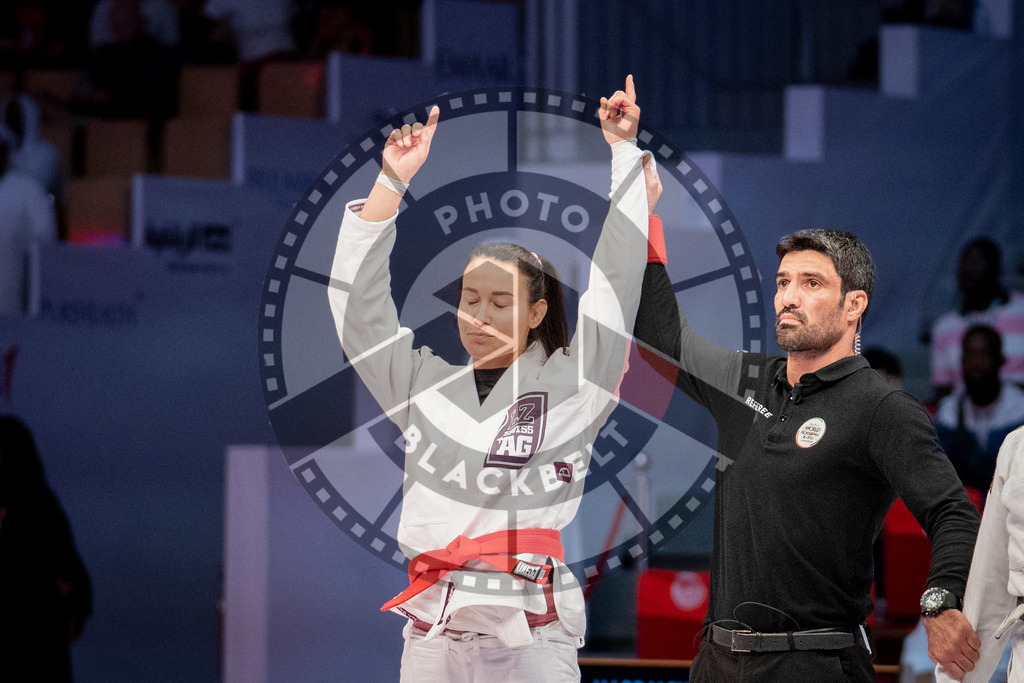 20231107PBB6604 | Fighters compete during the AJP World Master Championship in the Mubadala Arena in Abu Dhabi, Arab United Emirates, on November 7, 2023.