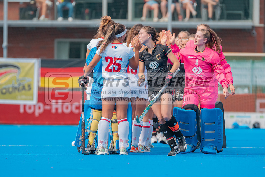 HK_20230715_102650 | Euro Hockey WU18 SF2 Spain vs Germany Championship Girls &amp; Boys am 15.7.2023 CHTC , Krefeld ,