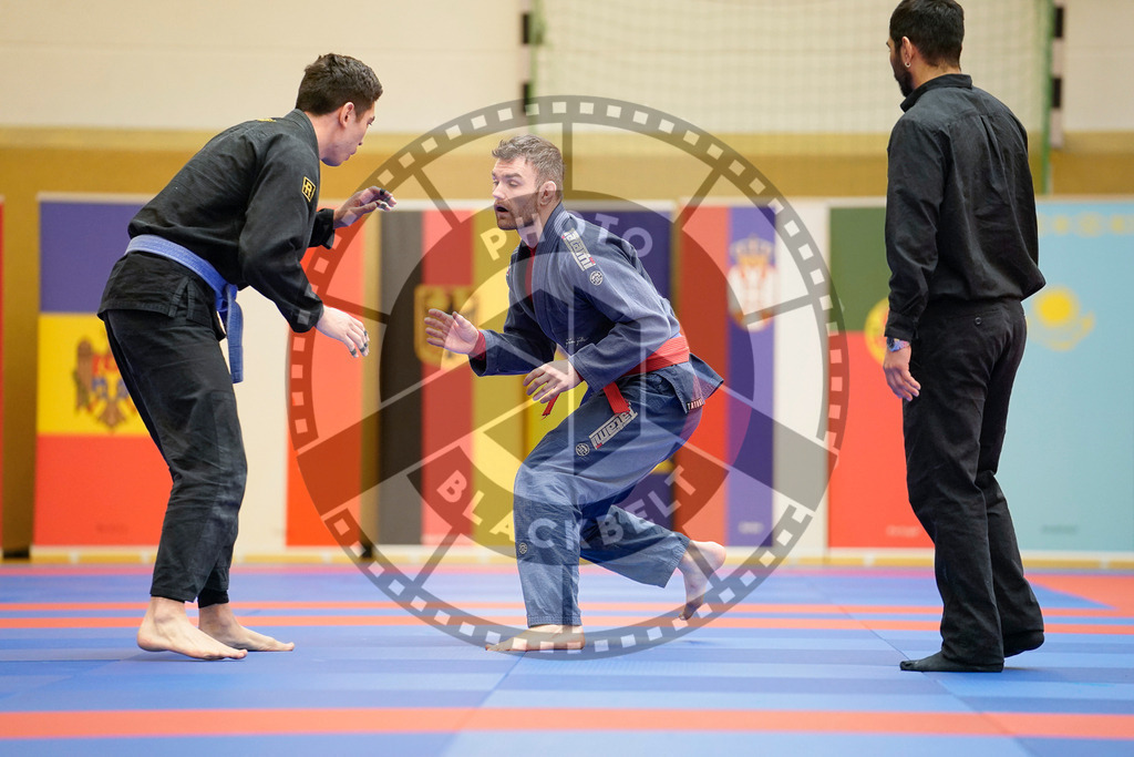 20240203PBB05418 | Fighters compete during the Brazilian Jiu-Jitsu Championship of the AJP Tour in Maintal by Frankfurt am Main, Germany, on February 2, 2024.