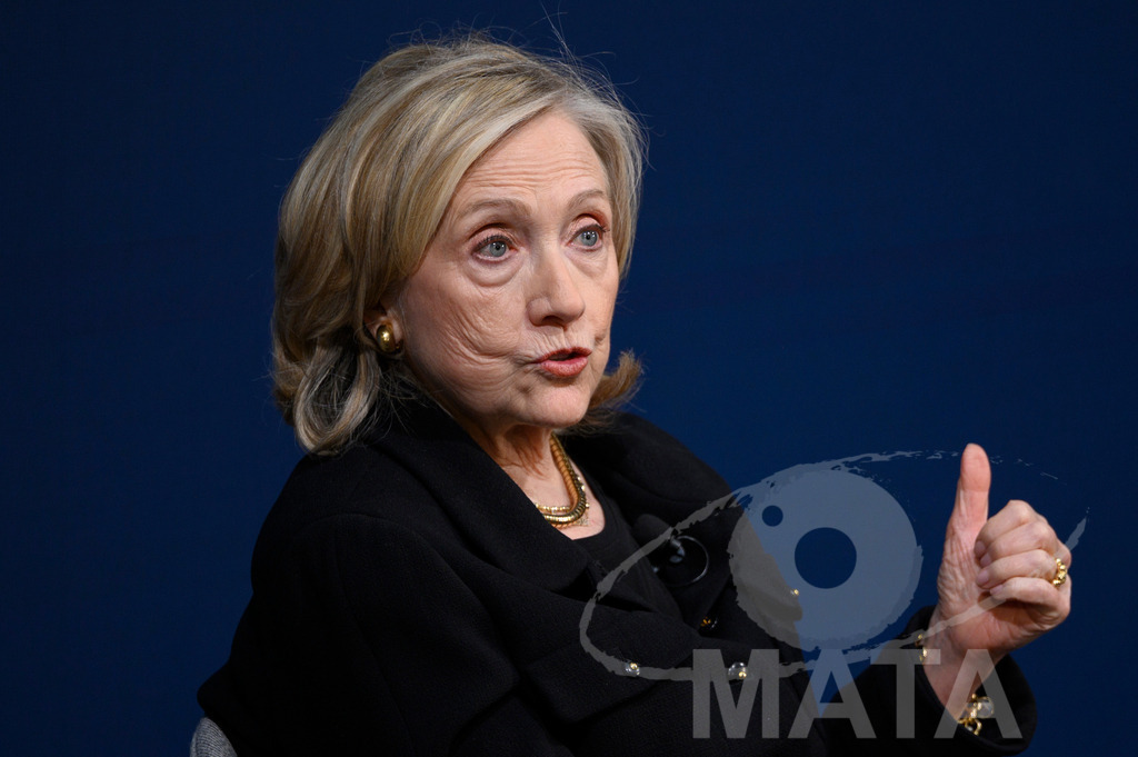 _DWI2965 | Die US-Politikerin Hillary Clinton auf der Veranstaltung Bridging Scholarship and Statecraft im Rahmen der Münchner Sicherheitskonferenz 2026. München, 13.02.2026 Bayern Deutschland  - Realisiert mit Pictrs.com