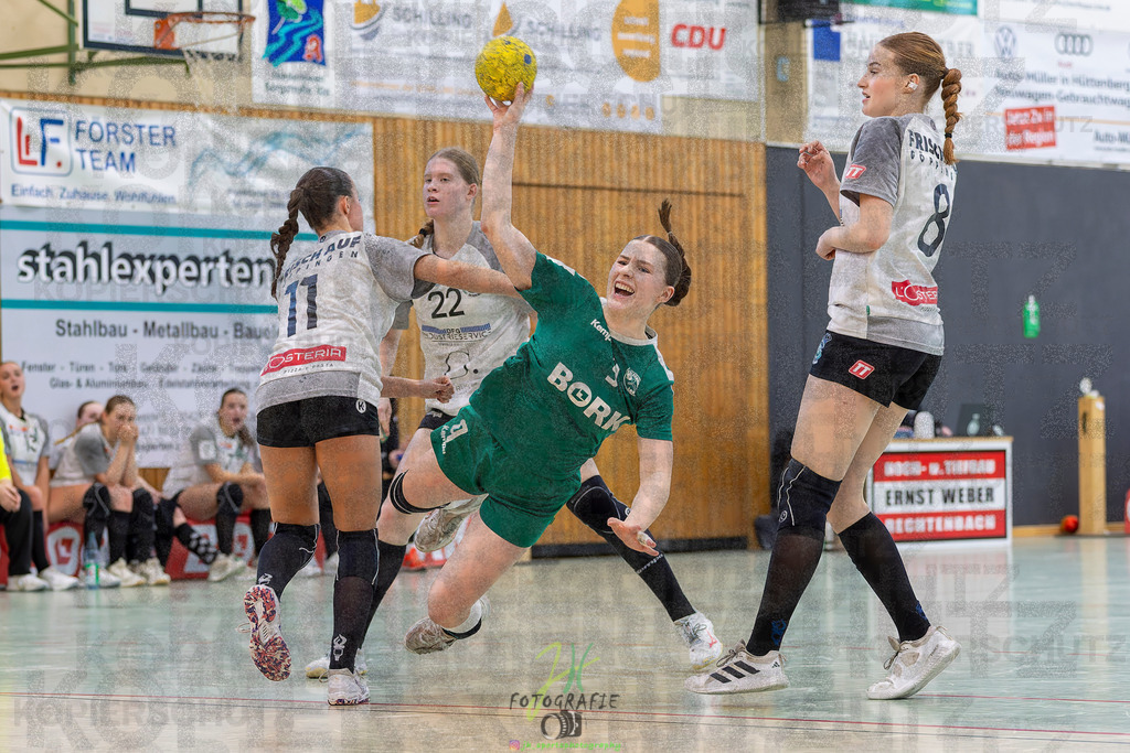 Jugendbundesliga wJA, Pokalrunde, HSG Kleenheim/Langgöns - Frisch Auf Göppingen | Jugendbundesliga wJA, Pokalrunde, HSG Kleenheim/Langgöns - Frisch Auf Göppingen am 28.02.2026 in Oberkleen (Weidig-Halle)Photo © 2026 - Jörg Heinrich - Realisiert mit Pictrs.com