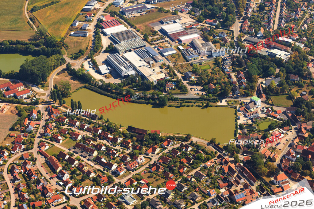 Luftbild von  Leutershausen - Luftaufnahme wurde 2016 von https://frankenair.de mittels Flugzeug (keine Drohne) erstellt - die Geschenkidee